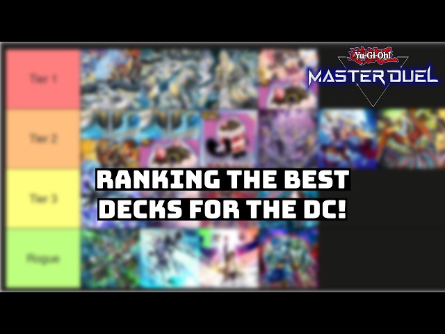 Let's Rank THE BEST DECKS In The CURRENT MASTER DUEL META! | Tier List -  YouTube