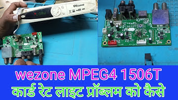 WEZONE 1506TV Mpeg4 card red light problem solution