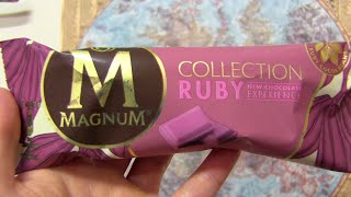 Magnum Ruby Ice Cream (Review) Collection Ruby
