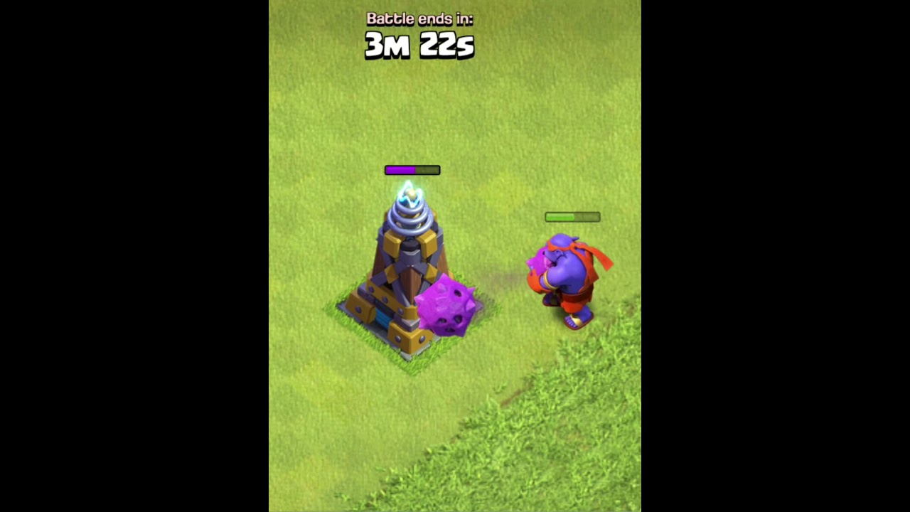 Super Bowler Vs Mega Tesla - Clash of clans
