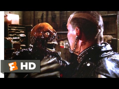 The Return of the Living Dead (8/10) Movie CLIP - Punks vs. Zombie (1985) HD