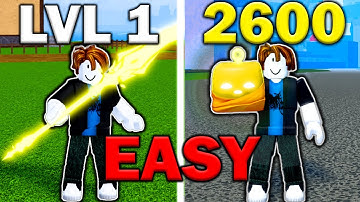 Noob To Max THE EASY WAY In Blox Fruits