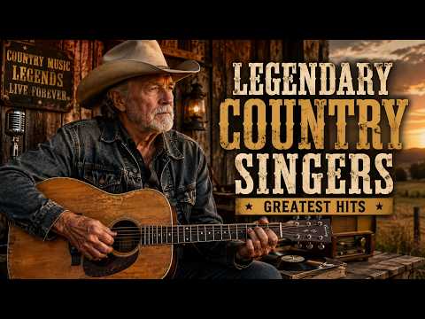 Legendary Country Singers Greatest Hits  Country Music Icons Forever