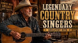 Legendary Country Singers Greatest Hits  Country Music Icons Forever