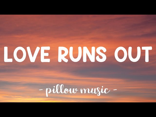 Love Runs Out - OneRepublic (Lyrics) 🎵 