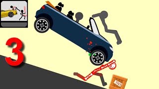 Stickman Turbo Dismount : Mad Destroyer Walkthrough Part 3 Android Gameplay HD screenshot 4