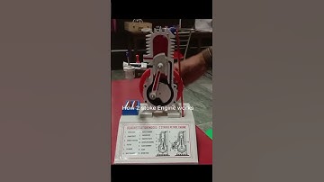 Two Stroke Engine Demonstration #physics #youtubeshorts #shorts