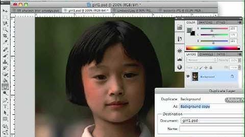 05 Basic Photoshop - blur, sharpen and smudge