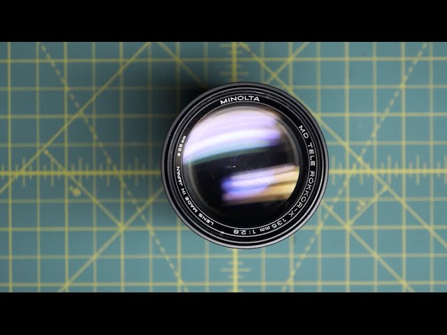 Minolta MD Tele Rokkor-X 135mm f2.8 Lens Full Disassembly