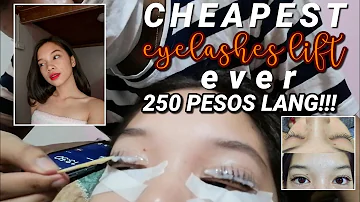 EYELASHES LIFT FOR ONLY 250pesos (safe ba?!) | Avril Belisario