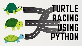 Turtle Racing Using Python || Python Turtle Graphics Program #python #youtube screenshot 1