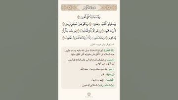من سورة التكوير تلاوة الشيخ سعد الغامدي