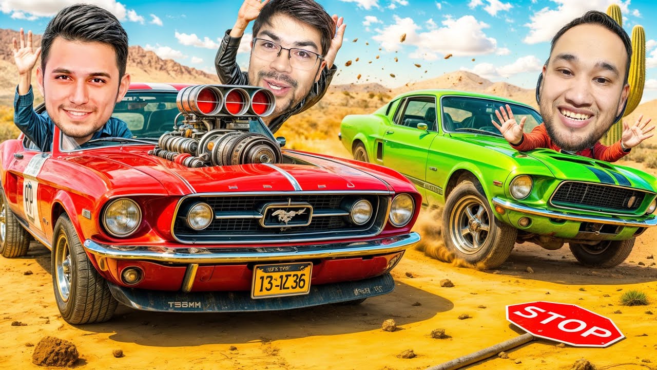 CHO'LDAGI ENG TEZ MASHINALARNI TOPDIK! YO'LIMIZ JUDA UZUN - DRIVE BEYOND HORIZONS