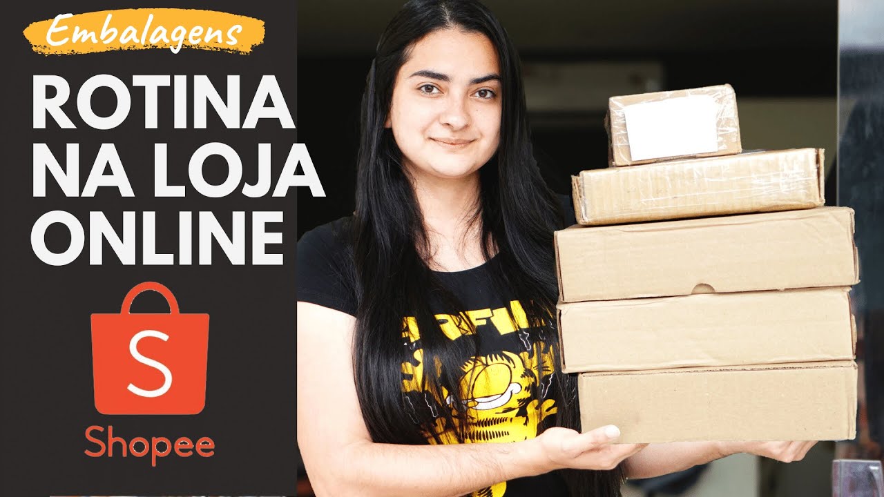 ROTINA NA LOJA ONLINE - Como embalo os pedidos da loja da Shopee | Tutorial econômico de embalagens.