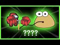 Among us kills pou game character sound variations meme in 60 seconds