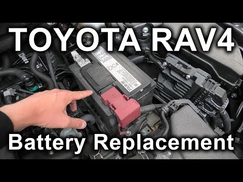 Toyota RAV4 (2019-2024): 12-Volt Battery Replacement (Non-hybrid).