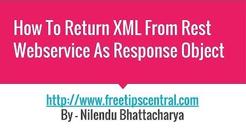 Jersey Rest Service With XML Response