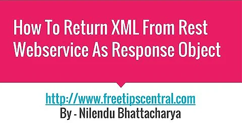 Jersey Rest Service With XML Response