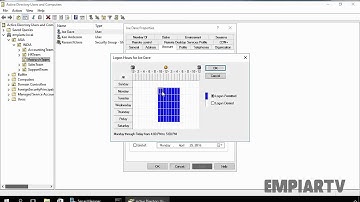 Set Logon Hours For User in Active Directory Windows Server 2016