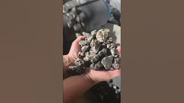 Coal cinder and slag separation # Color Sorter Machine #sorting #color separator