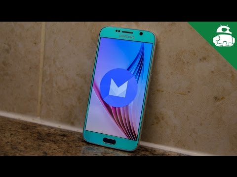 This is Marshmallow (beta) on the Galaxy S6
