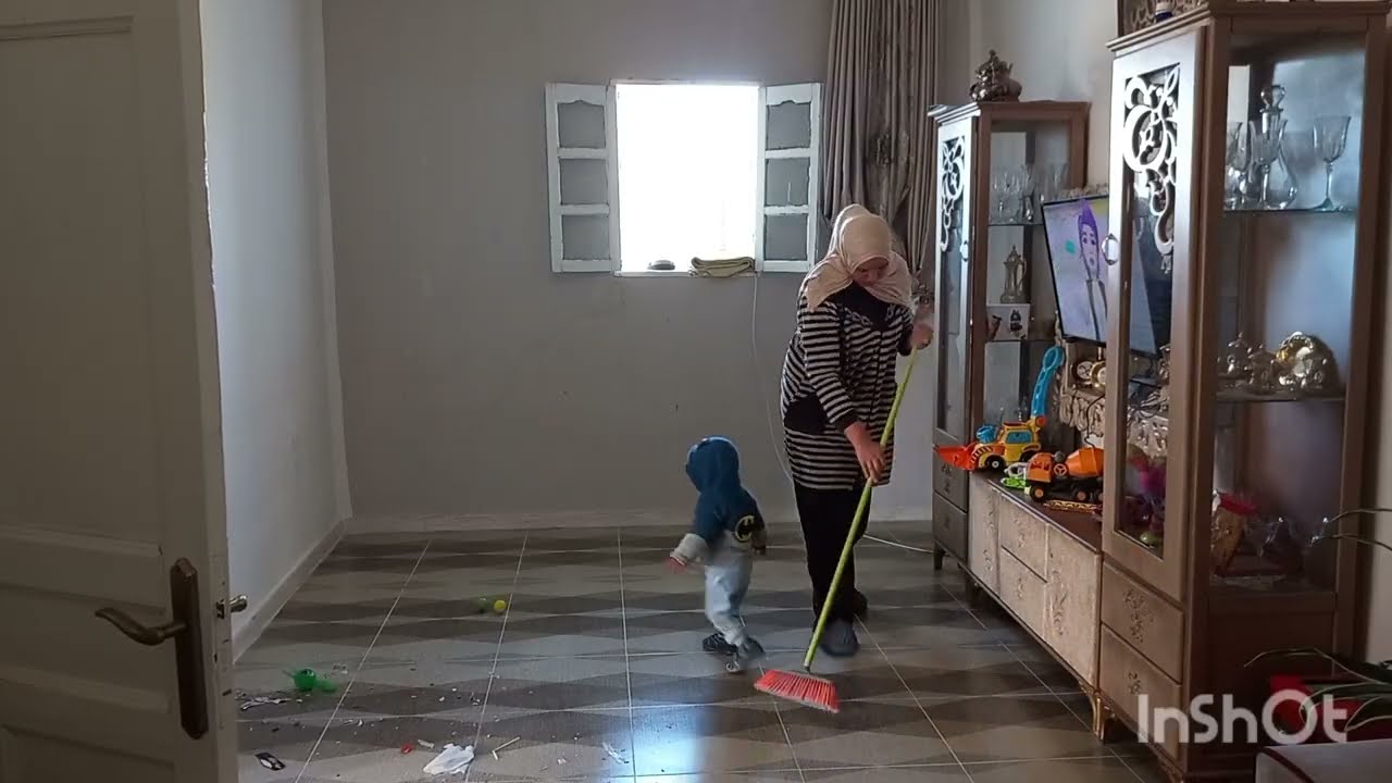 حاجة و رتحت منها والله 😁😅 كملت نضفت صالتي❤️ جاوبتكم على كل اقتراحاتكم 😍