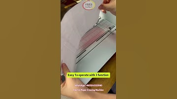 Electric Paper Indentation Creasing Machine