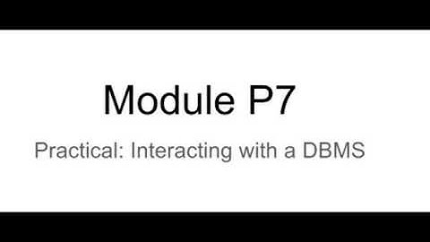 Module P7
