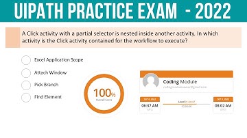 UiPath Practice Exam (Advanced - 2022) - Part 3