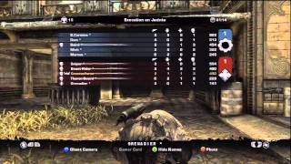some crazy snipes from gears 2 bots, and one by me