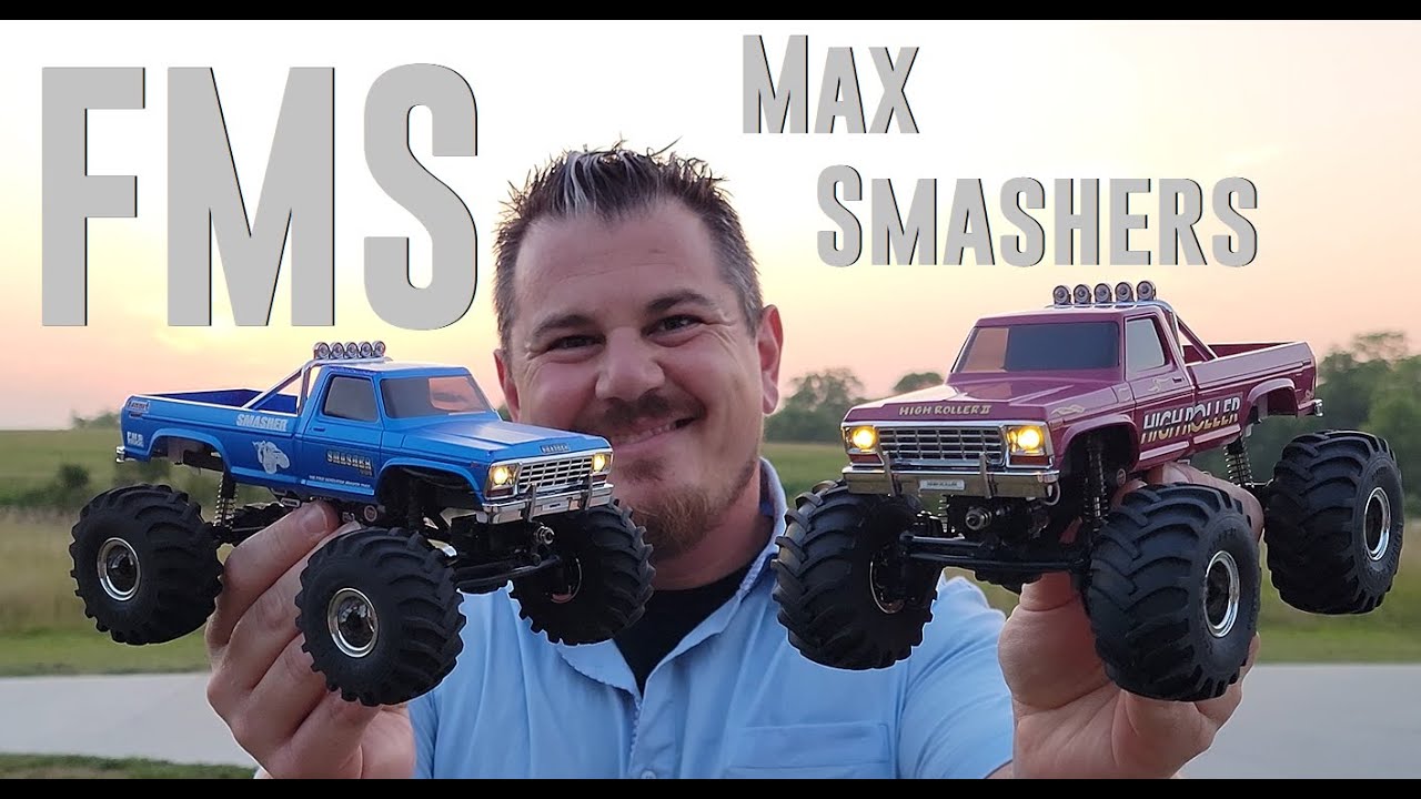 FMS 1:24 FCX24 Smasher Monster Truck RTR 4WD - V2 – RC Addict