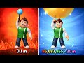 روبلوكس : تحدى اكبر بالون في العالم لعبة roblox !! 🎈😦