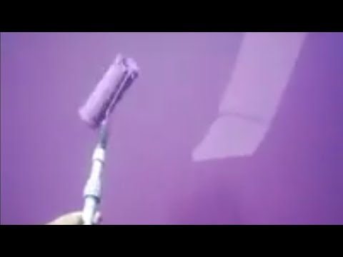 How To Paint A House تعلم كيف تدهن بيتك بالروله للمبتدئين وحابب يدهن بيته بايده المعلم الحلواني Youtube