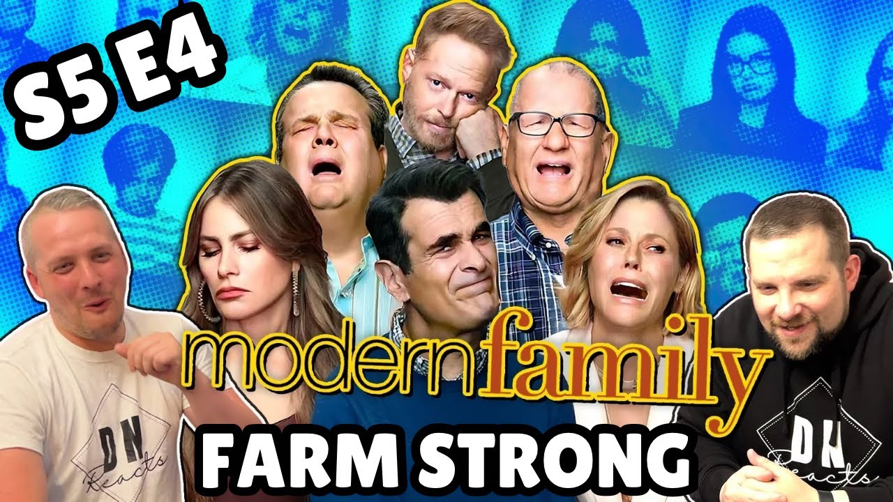 British Guys HILARIOUS Modern Family Reaction | Season 5 Episode 4 (Farm Strong)