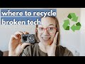 How to MAKE MONEY by SELLING OLD TECHNOLOGY // tips for recycling e-waste and donating tech