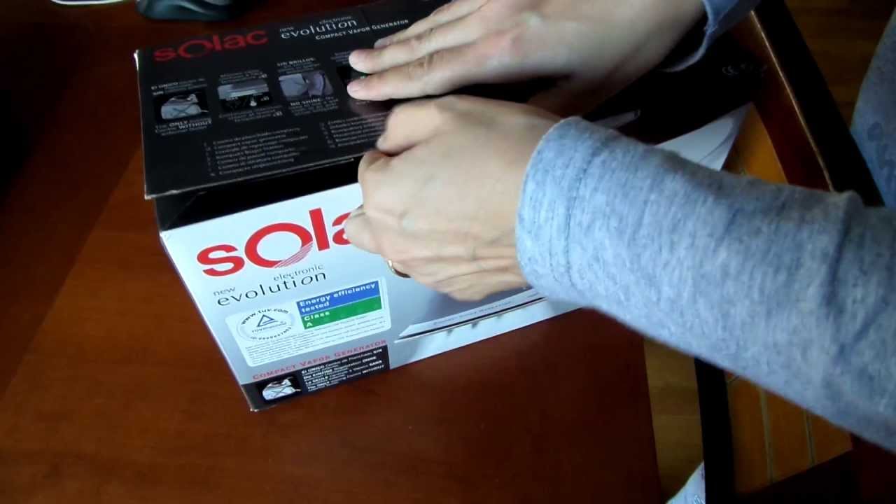 UNBOXING PLANCHA SOLAC EVOLUTION DOD CVG 96 CLASE A 2400W MAX | AUDIOVISOR  - YouTube