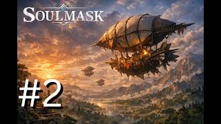 EXPLORING &amp; HUNTING THE FIRST BOSS! Soulmask Adventure