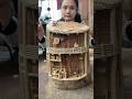 The Art of Building a Wooden House! 🏡#Handmade #art #skill