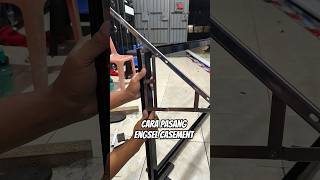 Cara Pasang Engsel Casement Jendela Aluminium Versi Rivet