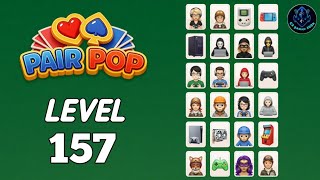 Pair Pop level 157 Solution Walkthrough | Pair Pop: Solitaire Match