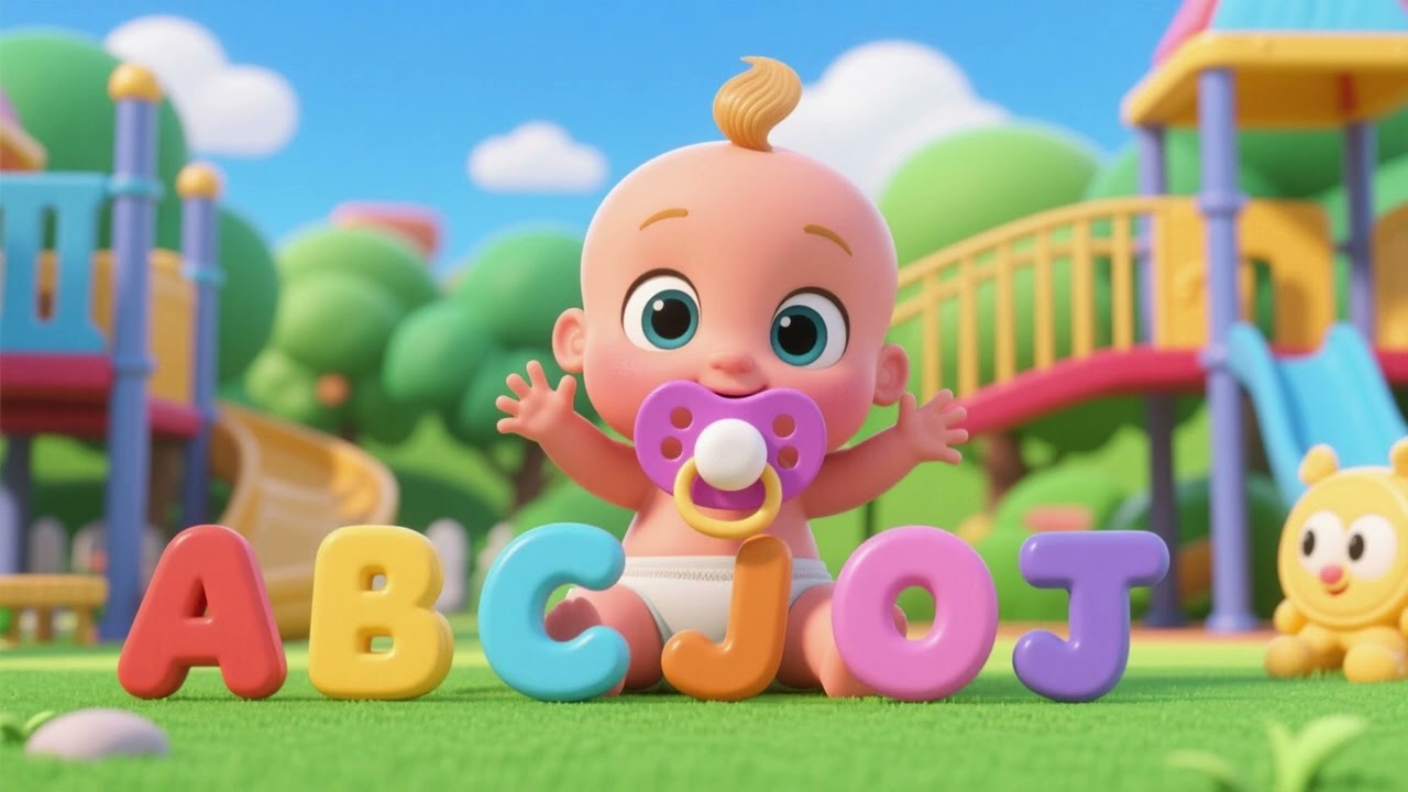 Baby Pacifier Playground ABC Song – Fun Alphabet Learning for Toddlers 🍼🔤