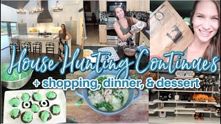 The House Hunting Continues!! House Tour, Halloween Shopping, Sharing Dinner & Fun Dessert!