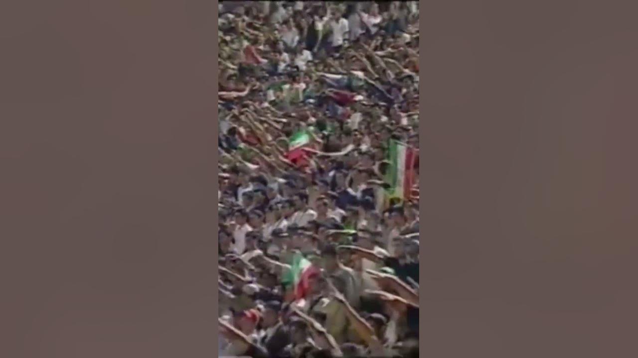 Iran fans did the nazi at the Iran vs Germany game