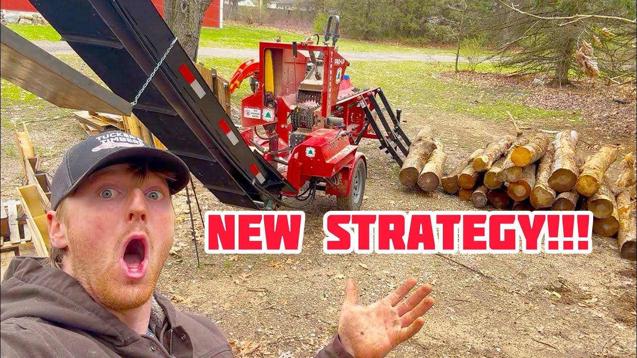 A BETTER AND FASTER WAY TO PROCESS FIREWOOD!!! - YouTube