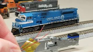 Kato N Scale SD80Mac with ESU LokSound installed