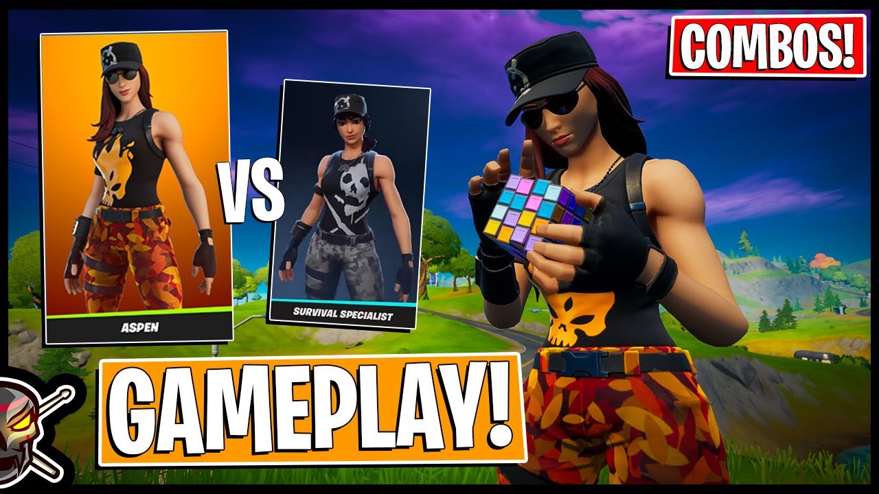 ASPEN or SURVIVAL SPECIALIST? Gameplay + Combos! Before You Buy (Fortnite Battle Royale)