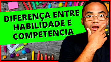 O que é habilidades e competências no plano de aula?