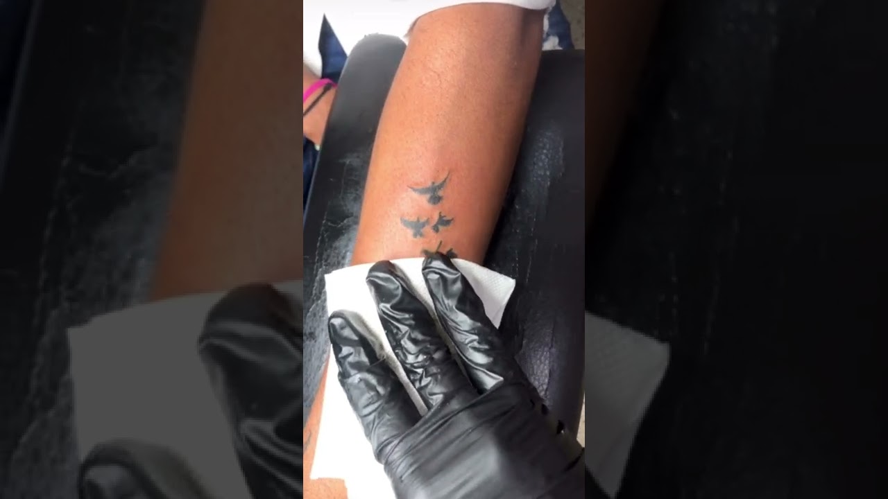 Flying birds tattoo Tattooed by Amol@ Empire tattoo studio & Tattoo Removal 