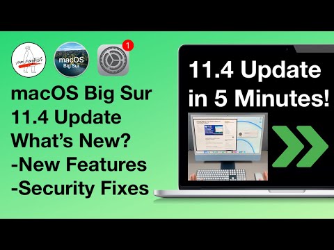 macOS Big Sur 11.4 업데이트 [5 분 안에 모든 새로운 기능!]