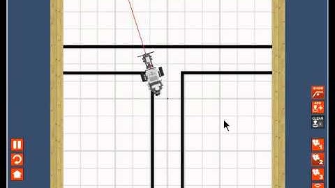 ROBOTC VIRTUAL WORLDS Line Track for Distance
